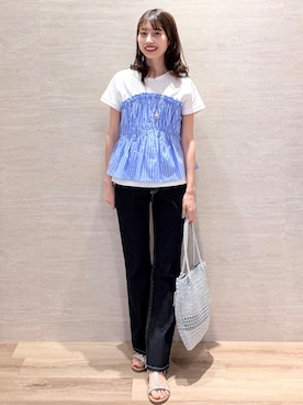 Hinaさん（レディース・160cm）の春コーディネート