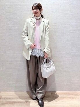 Hinaさん(レディース・160cm)の春コーディネート