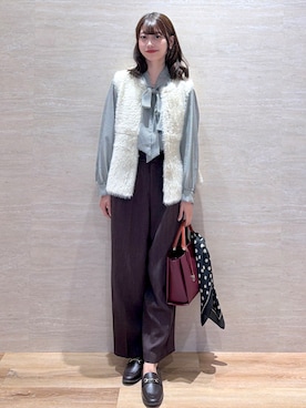 「index（インデックス）のアイテム」を使った、Hinaさん（レディース・160cm）の秋コーディネート