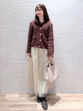 Hinaさん（レディース・160cm）の冬コーディネート