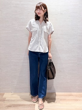 「index（インデックス）のアイテム」を使った、Hinaさん（レディース・160cm）の夏コーディネート