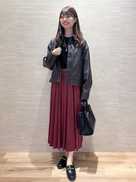 Hinaさん(レディース・160cm)の秋コーディネート
