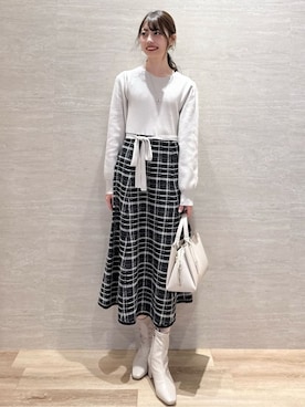 Hinaさん(レディース・160cm)の冬コーディネート