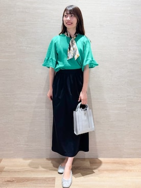 Hinaさん（レディース・160cm）の夏コーディネート