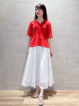Hinaさん(レディース・160cm)の夏コーディネート