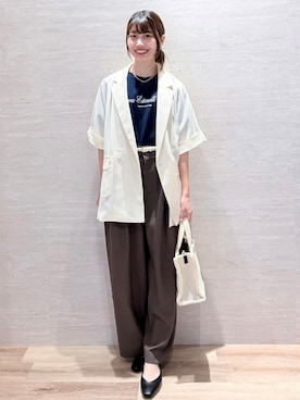 Hinaさん(レディース・160cm)の夏コーディネート