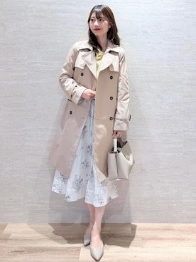 「index（インデックス）のアイテム（ジャケット/アウター）」を使った、Hinaさん（レディース・160cm）の冬コーディネート