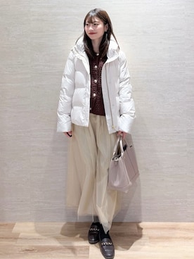 Hinaさん（レディース・160cm）の冬コーディネート