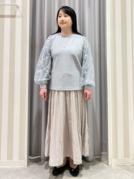 「DRESKIP（ドレスキップ）のアイテム」を使った、vanseさん（レディース・155cm）の春コーディネート