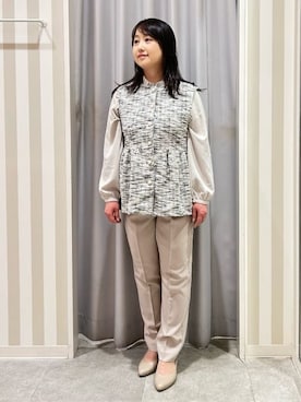 「DRESKIP（ドレスキップ）のアイテム」を使った、vanseさん（レディース・155cm）の冬コーディネート
