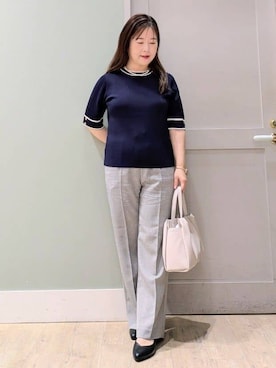 「grove（グローブ）のアイテム」を使った、チグ♪さん（レディース・151cm）の春コーディネート