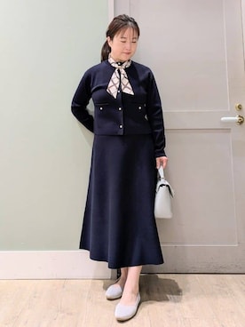 「grove（グローブ）のアイテム」を使った、チグ♪さん（レディース・151cm）の冬コーディネート