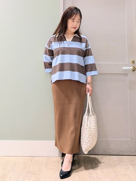 「grove（グローブ）のアイテム」を使った、チグ♪さん（レディース・151cm）の春コーディネート