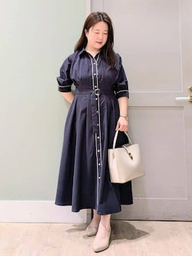 「grove（グローブ）のアイテム」を使った、チグ♪さん（レディース・151cm）の春コーディネート