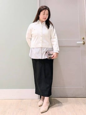 「grove（グローブ）のアイテム」を使った、チグ♪さん（レディース・151cm）の春コーディネート