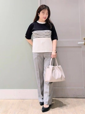 「grove（グローブ）のアイテム」を使った、チグ♪さん（レディース・151cm）の春コーディネート