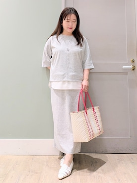 「grove（グローブ）のアイテム」を使った、チグ♪さん（レディース・151cm）の春コーディネート