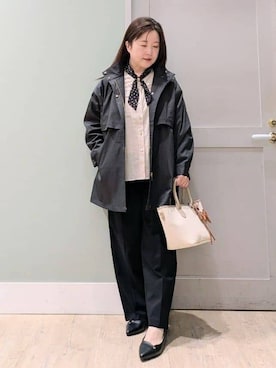 「アイテム（チャーム）」を使った、チグ♪さん（レディース・151cm）の春コーディネート