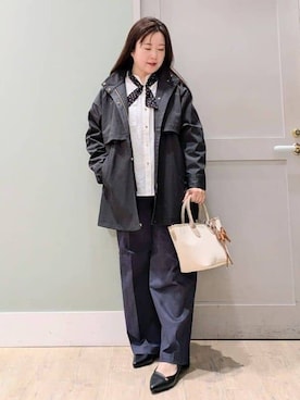 「アイテム（チャーム）」を使った、チグ♪さん（レディース・151cm）の春コーディネート