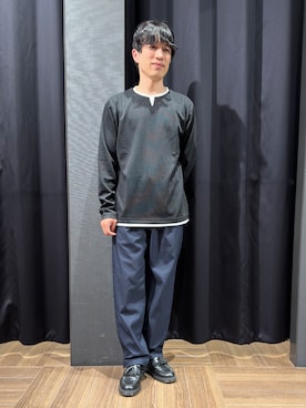 「THE SHOP TK （ザ ショップ ティーケー ）のアイテム（Tシャツ/カットソー）」を使った、tomoyaさん（メンズ・165cm）の秋コーディネート