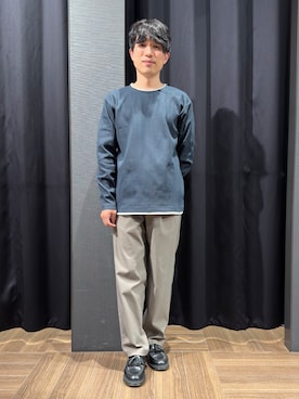「THE SHOP TK （ザ ショップ ティーケー ）のアイテム（Tシャツ/カットソー）」を使った、tomoyaさん（メンズ・165cm）の秋コーディネート