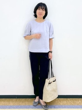 「OPAQUE.CLIP（オペークドットクリップ）のアイテム」を使った、su.さん（レディース・162cm）の春コーディネート