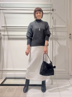 AKKOさん（レディース・161cm）の冬コーディネート