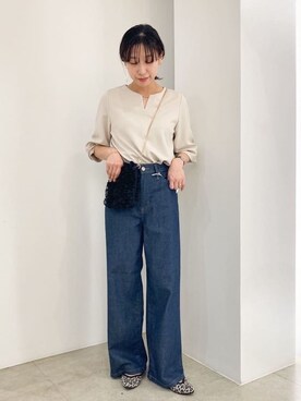 「SOMETHING（サムシング）のアイテム」を使った、kanakoさん（レディース・163cm）の秋コーディネート