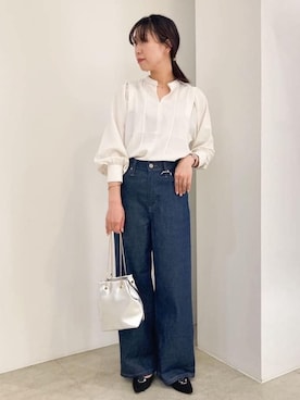 「SOMETHING（サムシング）のアイテム」を使った、kanakoさん（レディース・163cm）の秋コーディネート