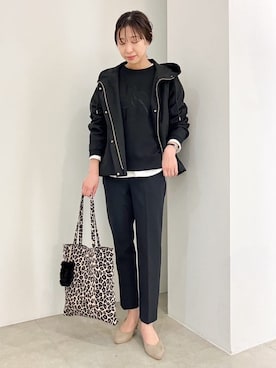 「アイテム（チャーム）」を使った、kanakoさん（レディース・163cm）の冬コーディネート