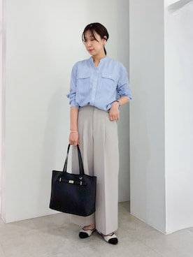 「grove（グローブ）のアイテム（パンツ）」を使った、kanakoさん（レディース・163cm）の春コーディネート