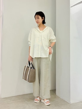 「grove（グローブ）のアイテム」を使った、kanakoさん（レディース・163cm）の春コーディネート