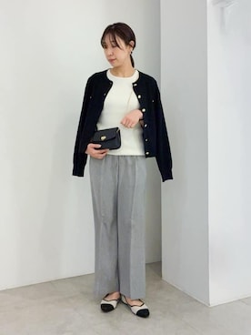 「grove（グローブ）のアイテム（パンツ）」を使った、kanakoさん（レディース・163cm）の春コーディネート