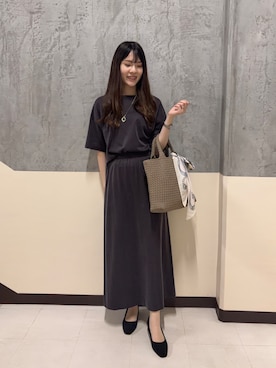 「UNTITLED（アンタイトル）のアイテム（スカート）」を使った、mayuさん（レディース・164cm）の夏コーディネート
