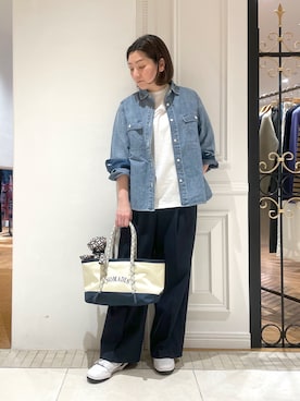 「NOMADIS（ノマディス）のアイテム」を使った、makiさん（レディース・161cm）の夏コーディネート