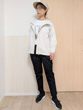 「アイテム（キャスケット）」を使った、YuAさん（レディース・162cm）の春コーディネート