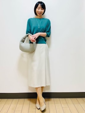 「Reflect（リフレクト）のアイテム」を使った、Riiさん（レディース・170cm）の春コーディネート