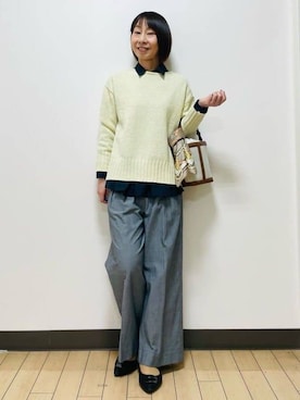 「Reflect（リフレクト）のアイテム（シューズ）」を使った、Riiさん（レディース・170cm）の冬コーディネート