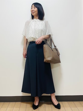「Reflect（リフレクト）のアイテム」を使った、Riiさん（レディース・170cm）の秋コーディネート