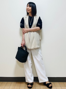 Riiさん(レディース・170cm)の夏コーディネート