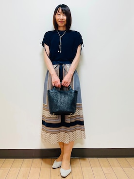 Riiさん（レディース・170cm）の夏コーディネート