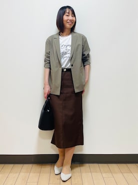 Riiさん(レディース・170cm)の春コーディネート
