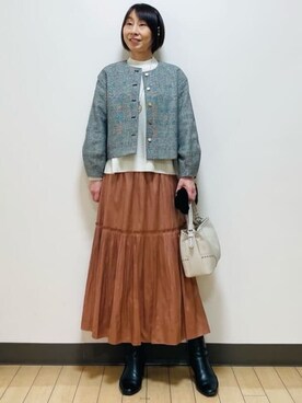 Riiさん(レディース・170cm)の秋コーディネート