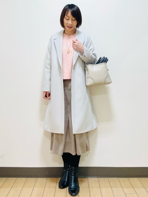 藤崎 リフレクトRiiさんのチェスターコートを使ったコーディネート
