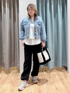 「UNTITLED（アンタイトル）のアイテム」を使った、HANAさん（レディース・168cm）の冬コーディネート