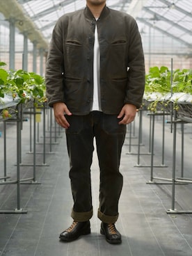 「RRL(ダブル アール エル)のアイテム」を使った、Jackyさん(メンズ・179cm)の春コーディネート