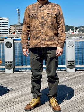 「Danner（ダナー）のアイテム」を使った、Jackyさん（メンズ・179cm）の春コーディネート