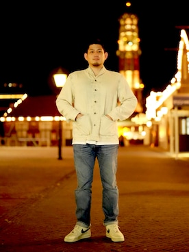 「RRL(ダブル アール エル)のアイテム」を使った、Jackyさん(メンズ・179cm)の春コーディネート