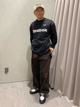「Reebok（リーボック）のアイテム」を使った、RYUさん（メンズ・158cm）の春コーディネート