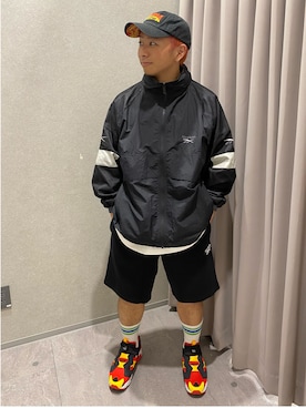 「Reebok(リーボック)のアイテム」を使った、RYUさん(メンズ・158cm)の春コーディネート